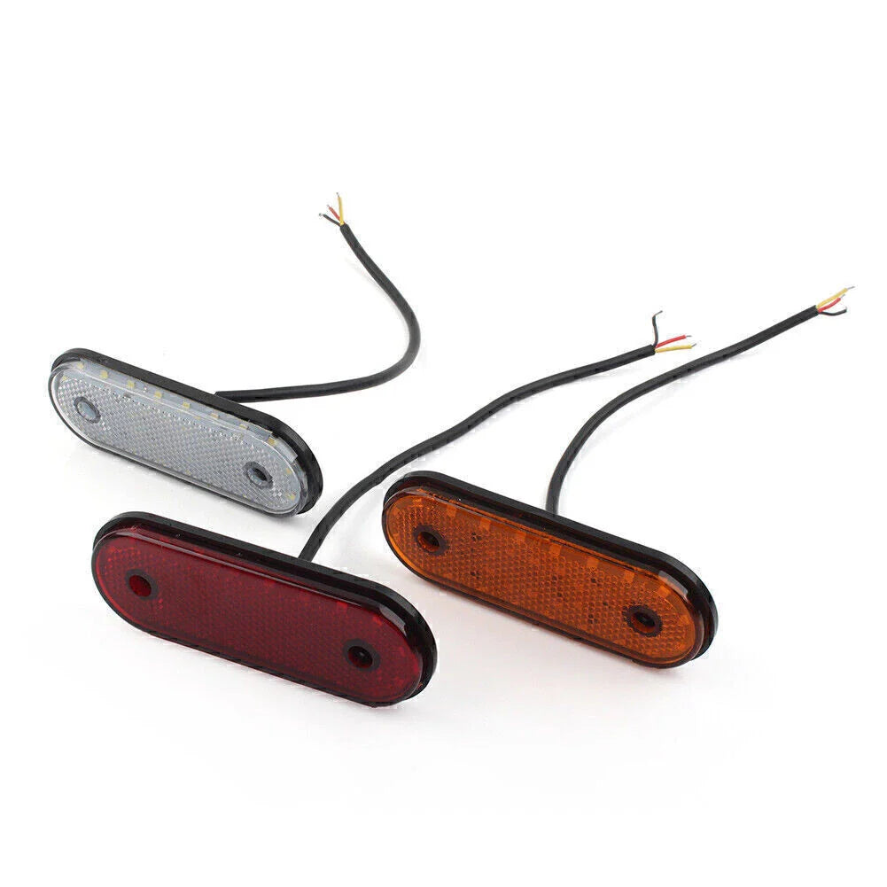 30 LED Oval Side Marker Indicator Light for Trailer Truck Van