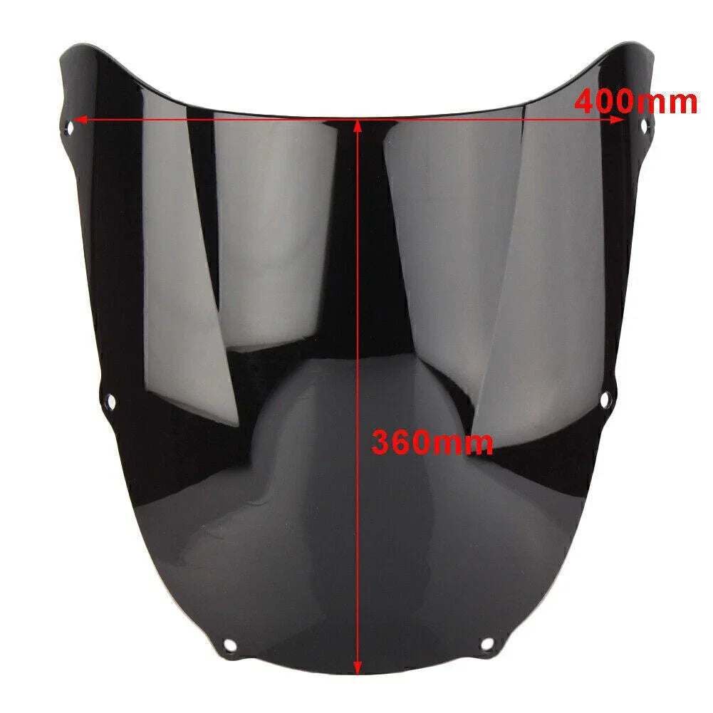 Silver Windshield for Kawasaki ZX6R ZX 6R (1998-1999)