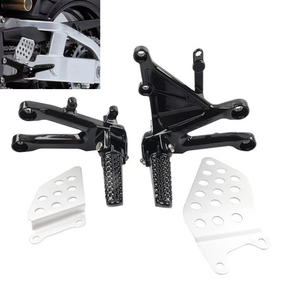 Black Front Driver Foot Pegs for Honda CBR1000RR (2004-2007)