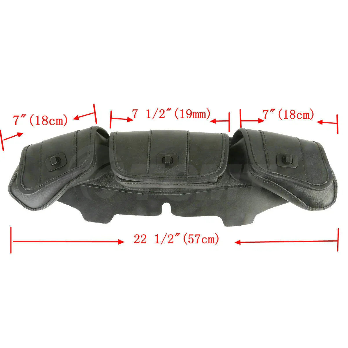 Saddle Bags Windscreen Pockets for Harley FLHTK FLHTCU FL Trike (1996 - 2013)