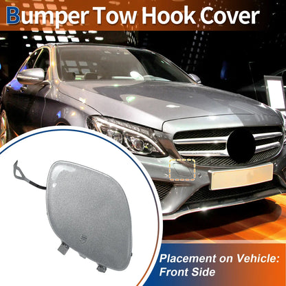 Front Car Bumper Tow Hook Cover for Mercedes-Benz C43 (2017-2020)