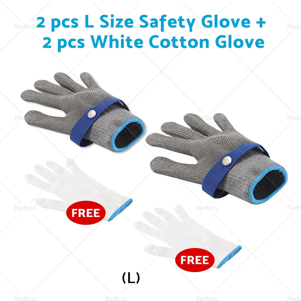 Stainless Steel Cut Proof Stab Resistant Butcher Gloves for Various Models