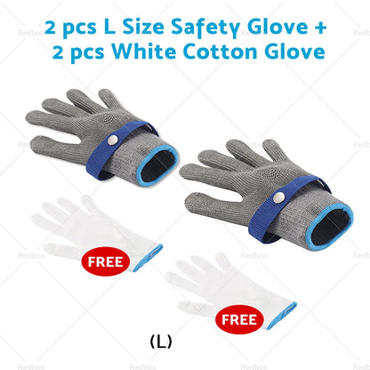 Stainless Steel Cut Proof Stab Resistant Butcher Gloves for Various Models
