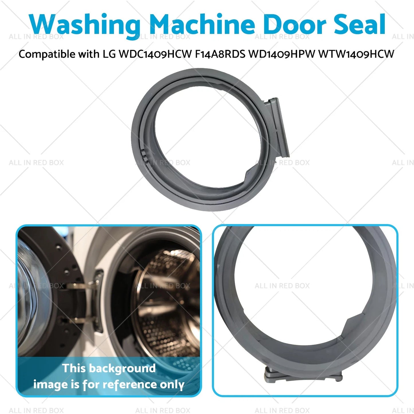 Door Seal for LG WDC1409HCW F14A8RDS WD1409HPW WTW1409HCW