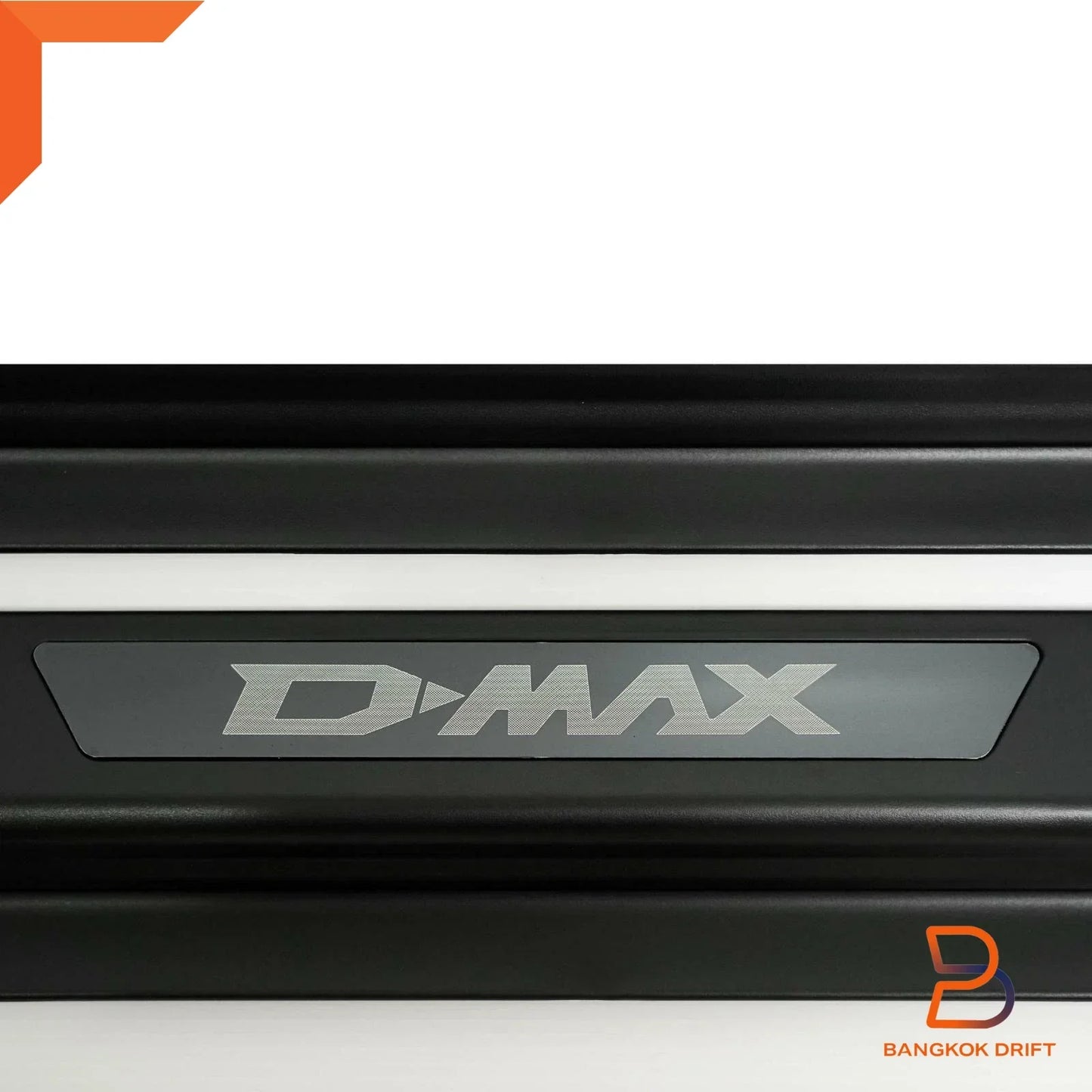 Matte Black Scuff Plate Door Sill Protector for Isuzu D-Max (20-25)