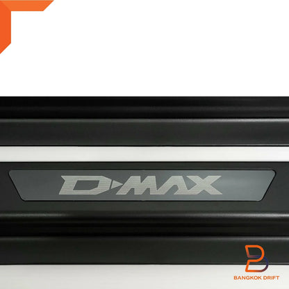 Matte Black Scuff Plate Door Sill Protector for Isuzu D-Max (20-25)