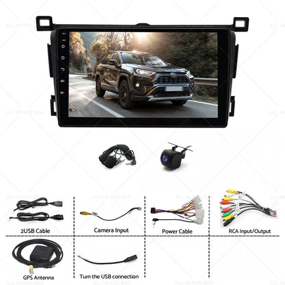 4+64GB CarPlay Stereo Head Unit for Toyota RAV4 (2013-2018) Android 13.0 GPS