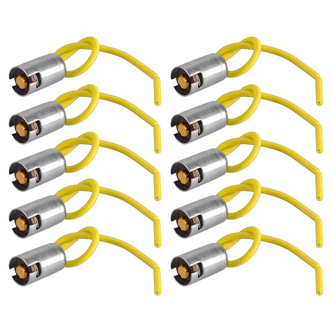10 x BA9S Car Truck Light Bulb Socket Connectors with Cable for Various Models