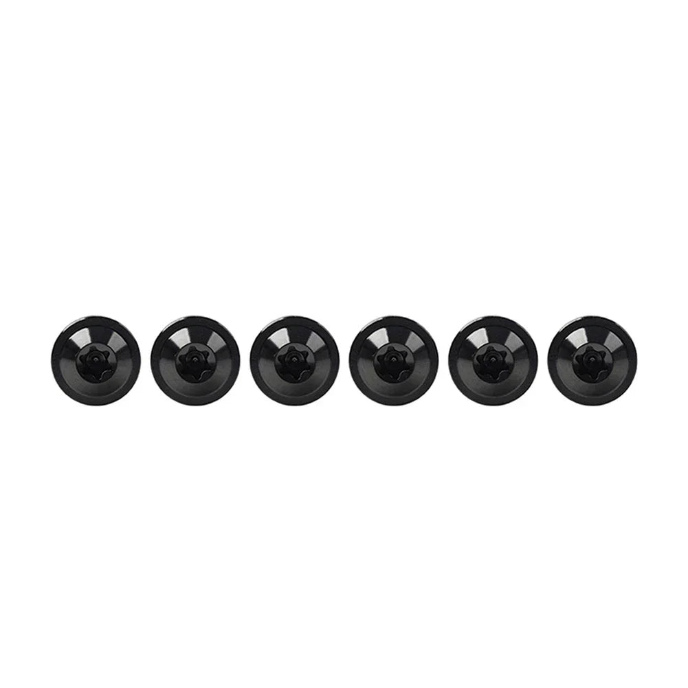 6pcs M6x10mm Titanium Alloy Torx Head Bolts for Bike Motorcycle