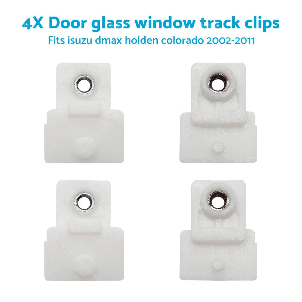 Door Window Glass Track Clips for Isuzu D-Max Holden Colorado Rodeo (02-19)