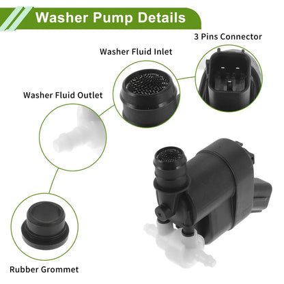 Windshield Washer Pump w/Grommet for Genesis GV70 (2022-2023)