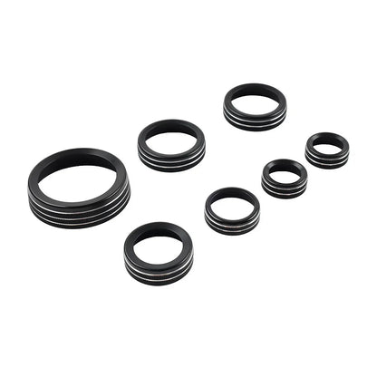 Center Console AC Control Knob Trim Ring for Ford Bronco Sport (2021-2024)