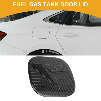 Fuel Tank Door Cap for Hyundai Tucson 2021-2025 Gas Tank Flap Carbon Fiber Black