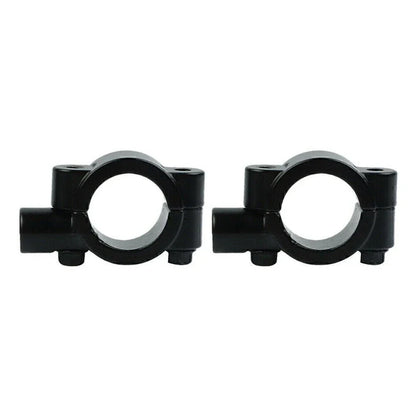 25MM M8 Rearview Handlebar Mirror Mount Holders for Motorcycle Black