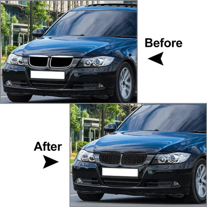 Diamond Black Front Kidney Grille for BMW 3 Series E90 E91 (2005-2008)