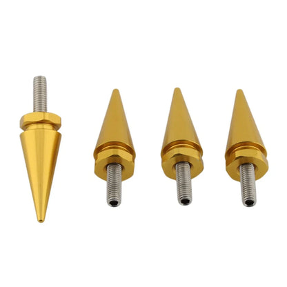 4 x 5mm Gold Spike Windscreen Screw Bolts for Harley Touring Road Glide (1998-2025)