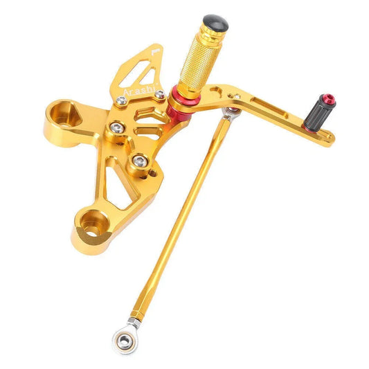 Adjustable Rearset Footpegs Kit for Yamaha MT-09 FZ-09 (2014-2017) Gold