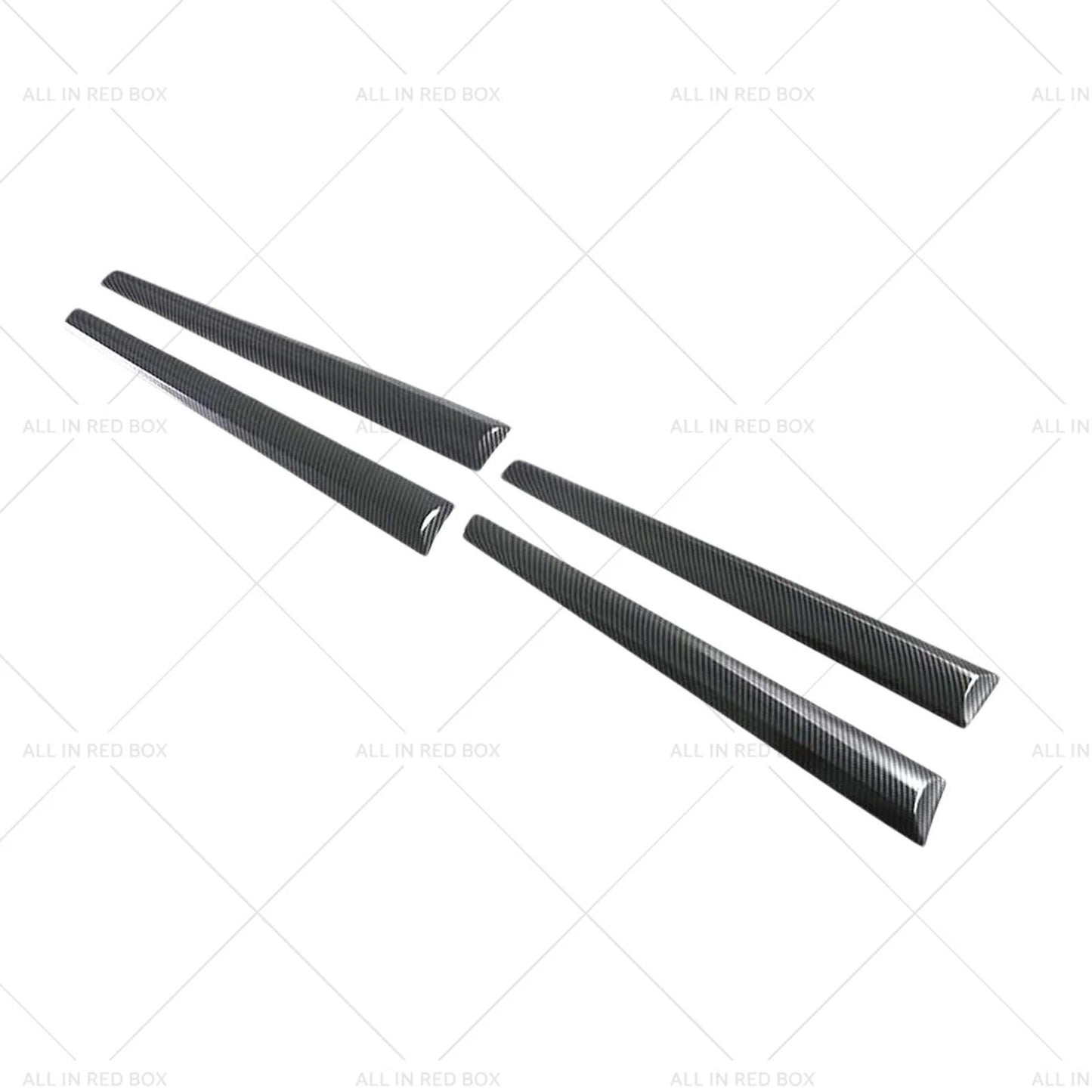 4 x Carbon ABS Interior Door Panel Cover Trim for Toyota Hilux (2015-2021)