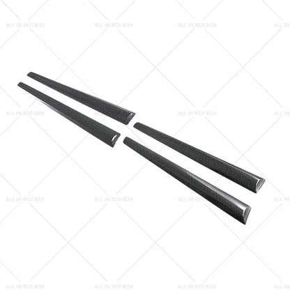 4 x Carbon ABS Interior Door Panel Cover Trim for Toyota Hilux (2015-2021)
