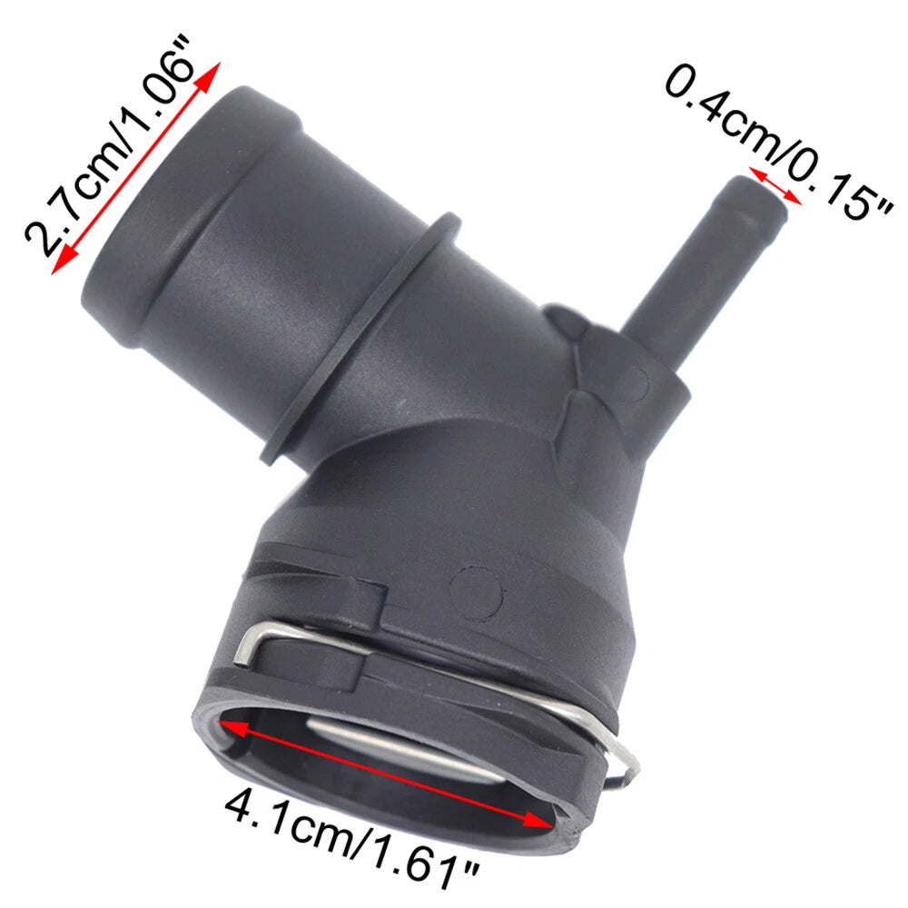 Coolant Hose Radiator Flange Connector Replacement for VW Golf MK5 (2004–2009)
