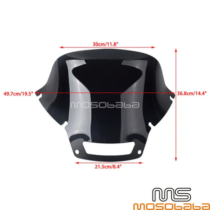 Smoke Windshield Deflector Cover for Harley Low Rider ST (2022-2023)