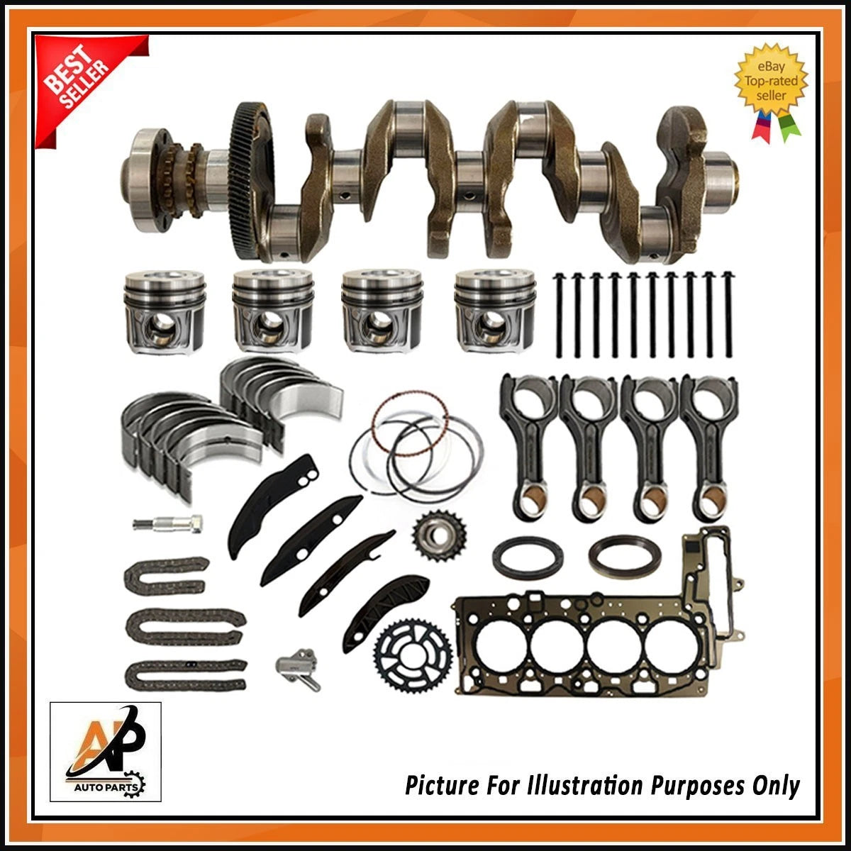 Engine Rebuild Kit for Mini Countryman 2.0 Diesel N47D20A (2011–2016)