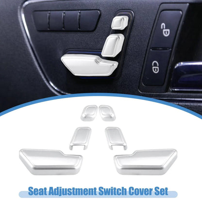 6 in 1 Seat Adjustment Switch Cover Set for Mercedes Benz GLK Class (2008-2015)