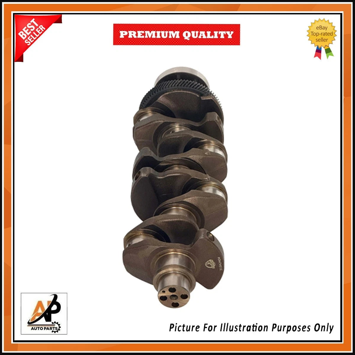 Crankshaft for Land Rover Range Rover Evoque 2.0D AJ200D (2012–2020)