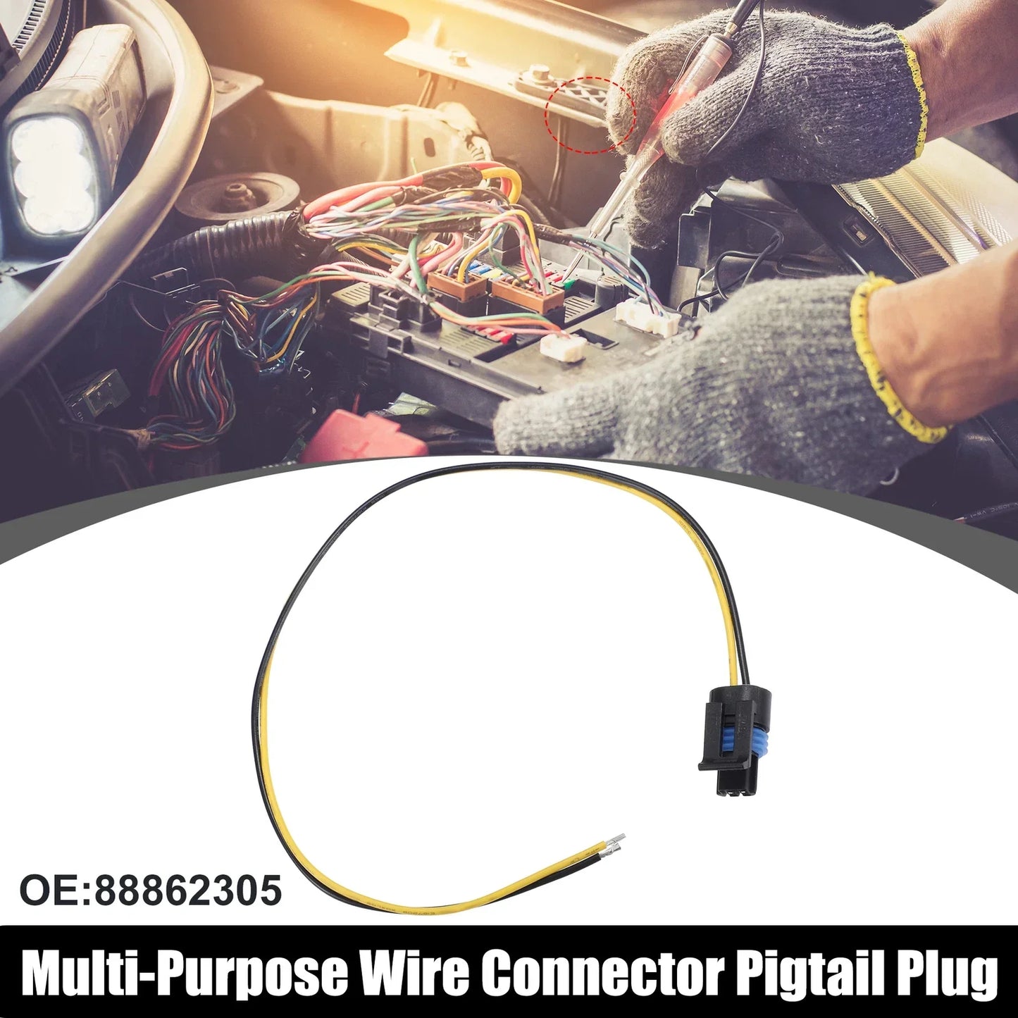 Multi-Purpose Wire Connector Pigtail Plug for Chevy ( Specified)