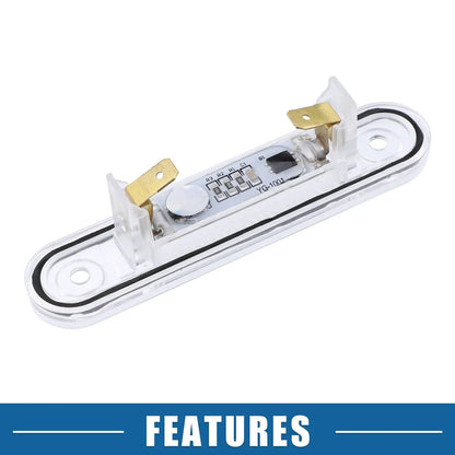2 x White LED License Plate Lights for Mercedes-Benz C220 (2001-2010)