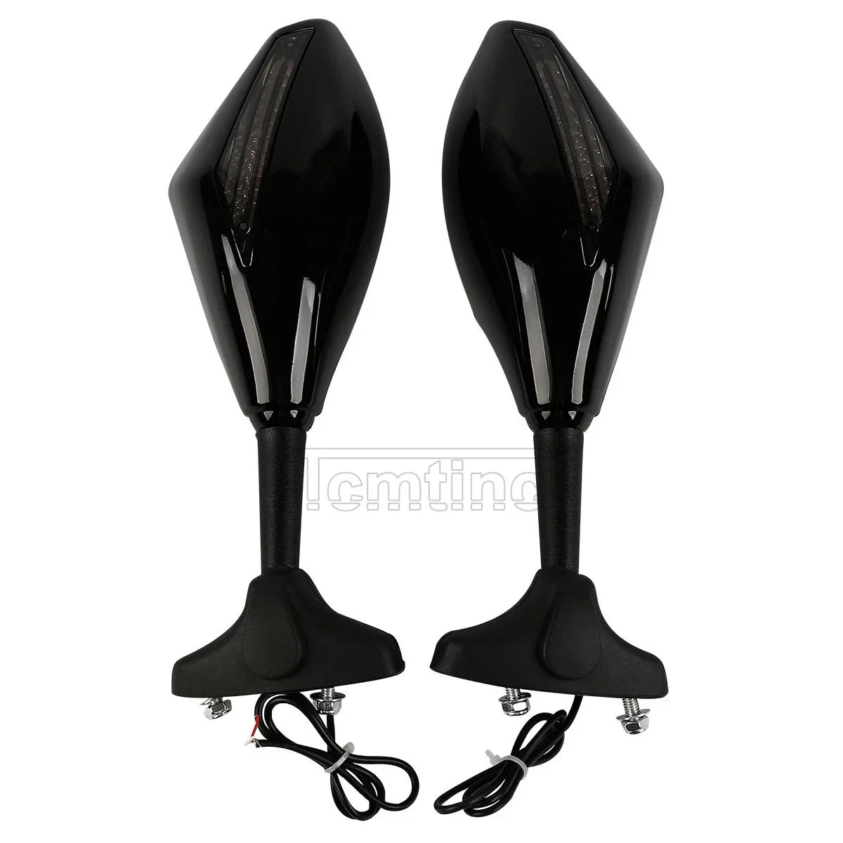 LED Turn Signal Rear View Side Mirrors for Yamaha YZF R6 (1999-2012) R6S (2006-2009)