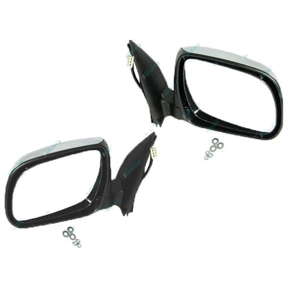 LH+RH Chrome Electric Power Mirrors Pair for Toyota Hilux 2005-2011 Left Right