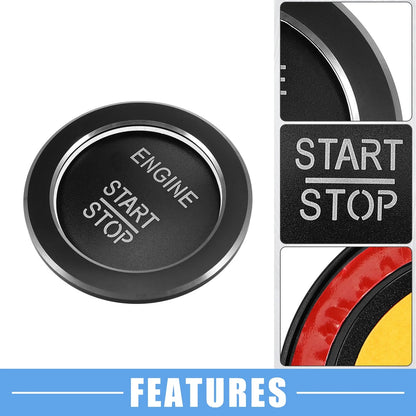 Engine Start Stop Button Cover for Mercedes-Benz B C GLC GLA CLA (2015-2023)