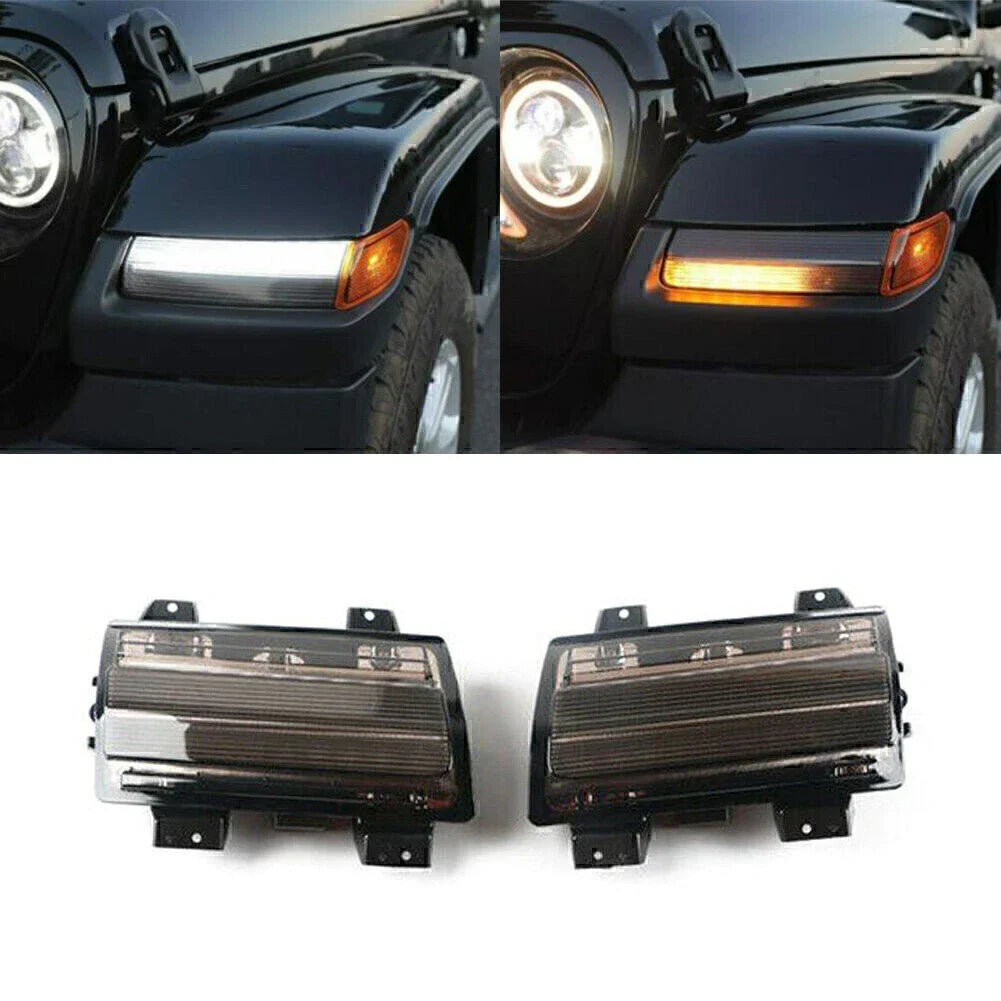 LED Wheel Eyebrow Streamer Turn Signal Lights for Jeep Wrangler JL (2018-2020)