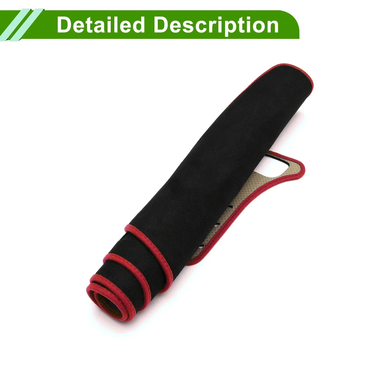 Dashboard Cover Mat for Lexus UX250H 2019-2020 Sun Protector Pad Black Red