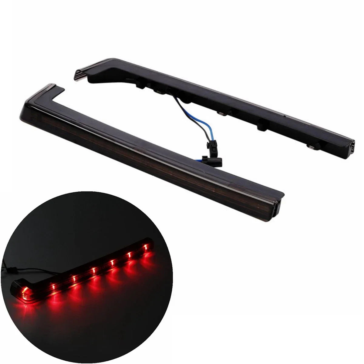 Smoked King LED Brake Light & Side Marker for Harley Street Glide (2014-2025)