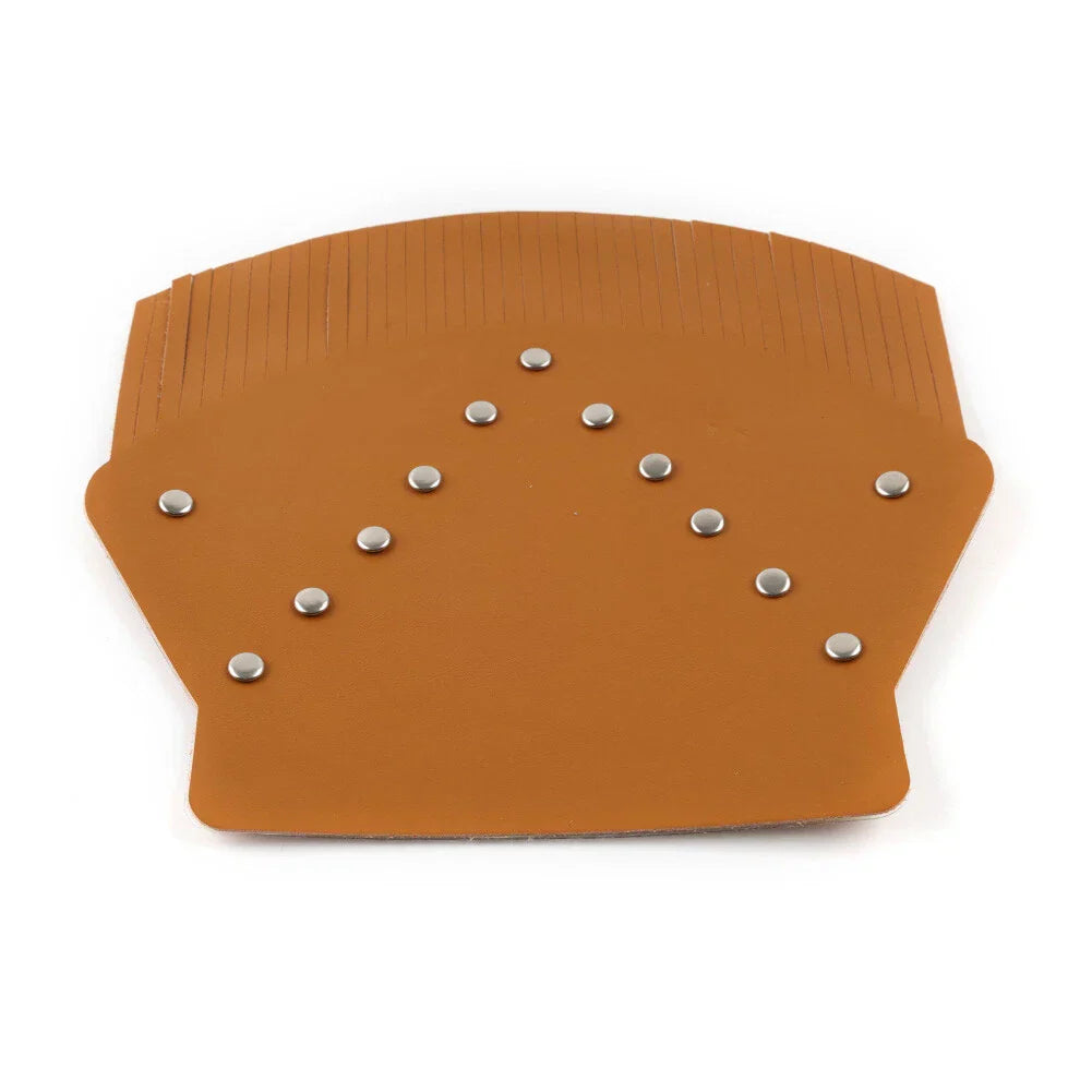 Rear Fender Mud Flap Cover w/Fringe Orange for Harley Sportster (2004-2023)