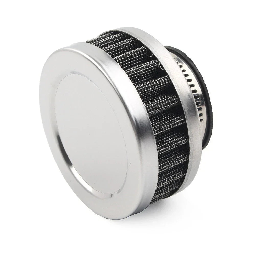 38mm Stainless Steel Air Intake Filter Cleaner w/ Clamp for Motorcycle Scooter