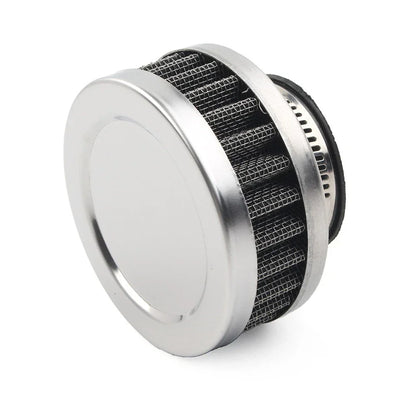38mm Stainless Steel Air Intake Filter Cleaner w/ Clamp for Motorcycle Scooter
