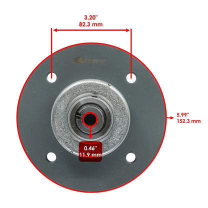 Deck Spindle Pulley Kit for Bad Boy Compact Outlaw (2016–2021)