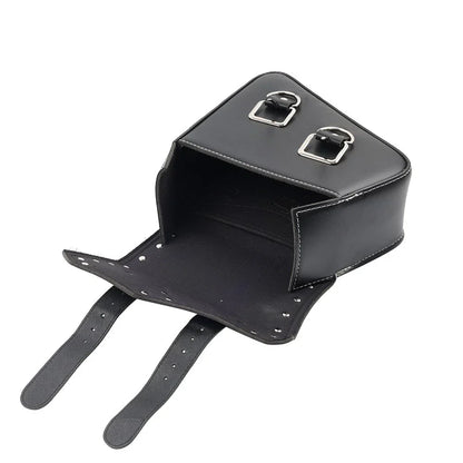 Universal Motorcycle Saddle Bag Luggage Tool Bag Left Side Black