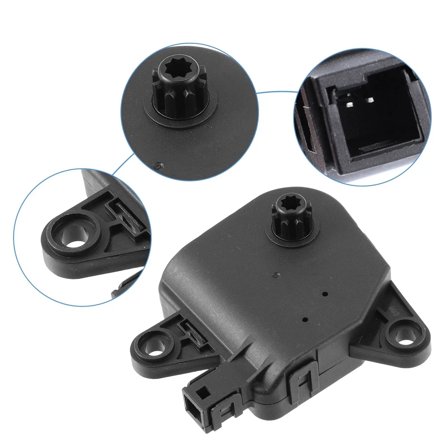 Air Door Actuator for Dodge Caravan 2001-2007 (1 x Black)