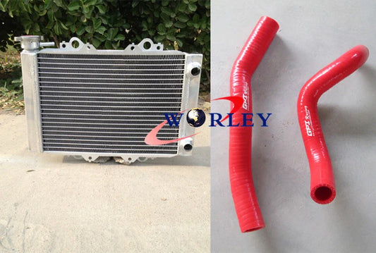 Aluminum Radiator & Hose for Kawasaki KFX450 KFX450R (2008-2012)