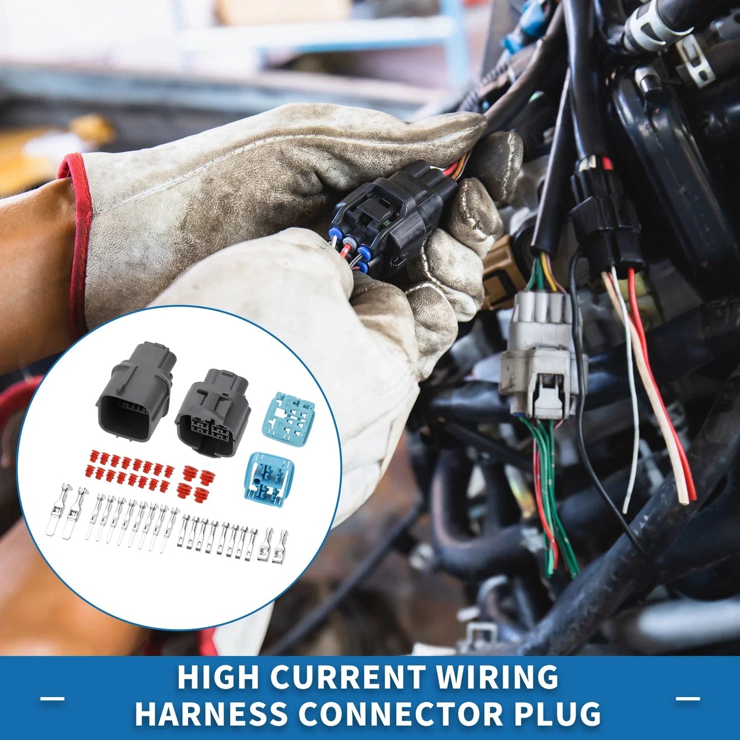 High Current Wiring Harness Connector Plug for Honda & Acura
