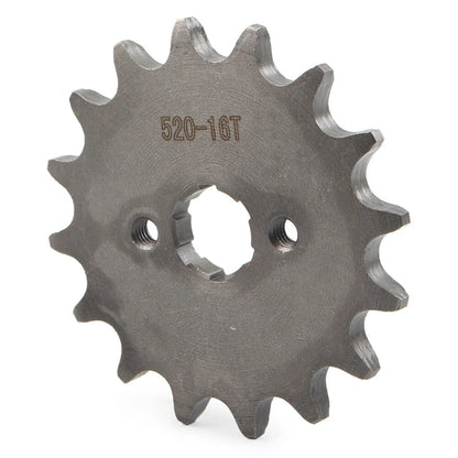 16T Front Sprocket Cog for 125cc-250cc Dirt Pit Bike ATV Go Kart