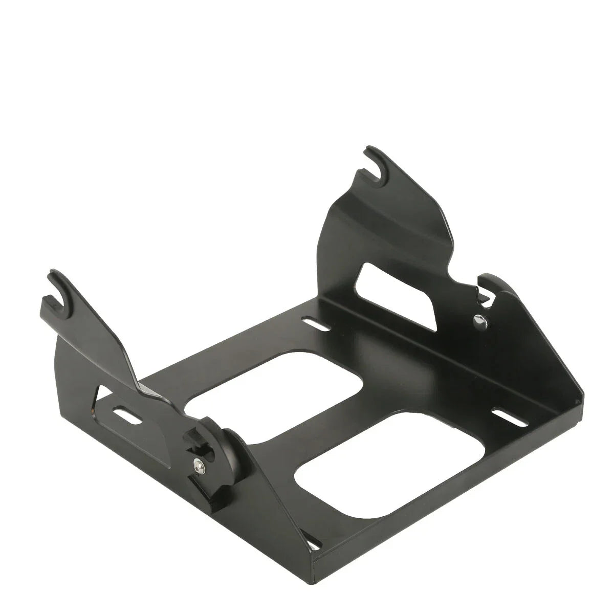 Black Chopped Trunk Backrest Rack for Harley Road King (2014-2025)