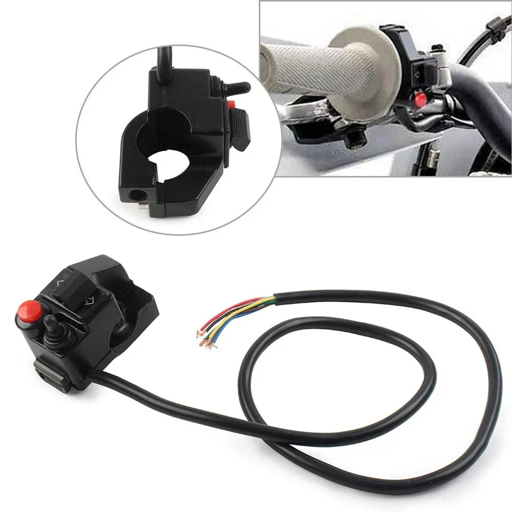12V Motorcycle Handlebar Switch Button for Horn Turn Signal Fog Lamp Headlight