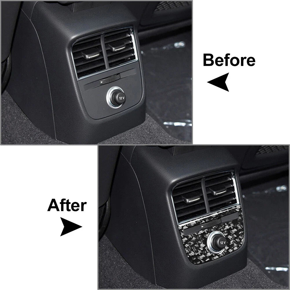 Rear Cigarette Lighter Panel Cover Trim for Audi A3 S3 RS3 (2013-2020)
