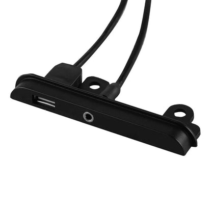 DIN Fascia Dash Kit Side Trims with USB Aux Port for Toyota