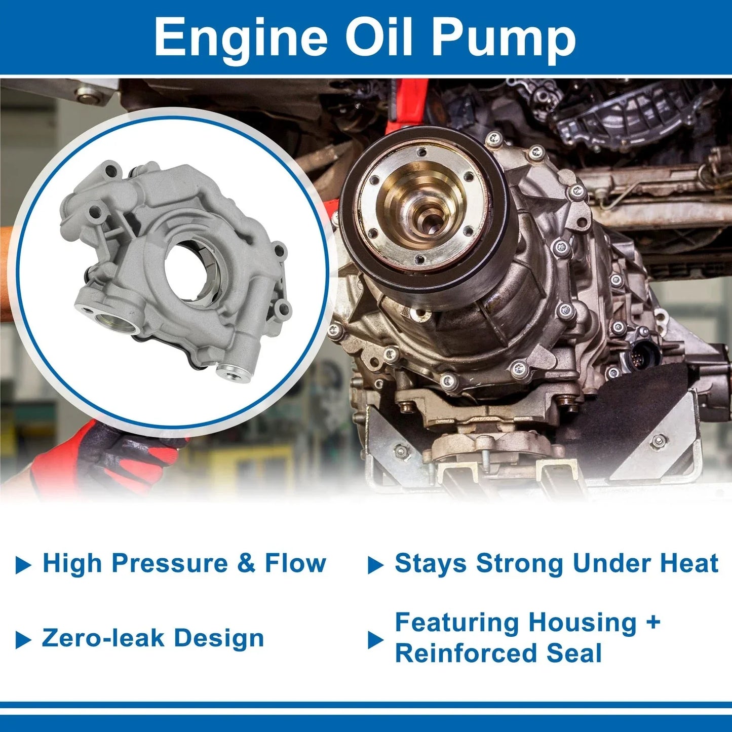 Engine Oil Pump for CHRYSLER 300 2009-2023 - High-Pressure Performance Pump